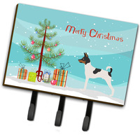 "Caroline's Treasures American Toy Fox Terrier Christmas Wall Hook, Triple, Multicolor"