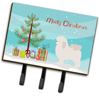 "Caroline's Treasures Bolognese Christmas Wall Hook, Triple, Multicolor"
