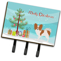 "Caroline's Treasures Papillon Wall Hook, Triple, Christmas Tree"