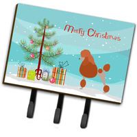 "Caroline's Treasures Royal Poodle Wall Hook, Triple, Christmas Tree"