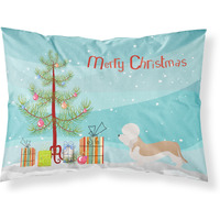 "Caroline's Treasures Dandie Dinmont Terrier Pillowcase, Standard, Christmas Tree"