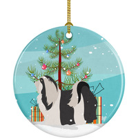 "Caroline's Treasures Havanese Christmas Ceramic Ornament, Multicolor"