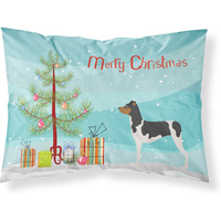 "Caroline's Treasures Brazilian Terrier Pillowcase, Standard, Christmas Tree"