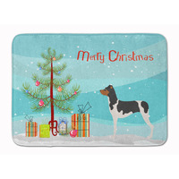 "Caroline's Treasures Brazilian Terrier Christmas Floor Mat, 19hx27w, Multicolor"