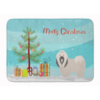 "Caroline's Treasures Lhasa Apso Christmas Floor Mat, 19hx27w, Multicolor"
