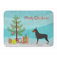 "Caroline's Treasures Miniature Pinscher Christmas Floor Mat, 19hx27w, Multicolor"