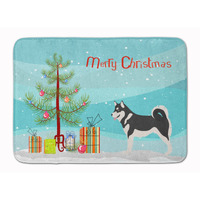 "Caroline's Treasures Alaskan Malamute Christmas Floor Mat, 19hx27w, Multicolor"