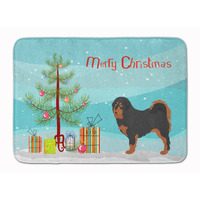 "Caroline's Treasures Tibetan Mastiff Christmas Floor Mat, 19hx27w, Multicolor"