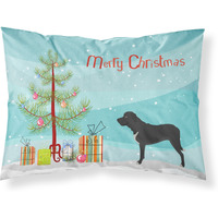 "Caroline's Treasures Broholmer Danish Mastiff Pillowcase, Standard, Christmas Tree"