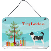 "Caroline's Treasures Canaan Dog Metal Print, 8hx12w, Christmas Tree"
