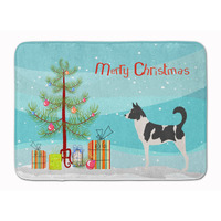 "Caroline's Treasures Canaan Dog Christmas Floor Mat, 19hx27w, Multicolor"