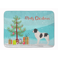 "Caroline's Treasures Landseer Christmas Floor Mat, 19hx27w, Multicolor"