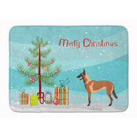 "Caroline's Treasures Malinois Belgian Shepherd Christmas Floor Mat, 19hx27w, Multicolor"