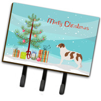 "Caroline's Treasures AIDI Atlas Mountain Dog Wall Hook, Triple, Christmas Tree"