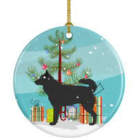 "Caroline's Treasures MUDI Christmas Ceramic Ornament, Multicolor"