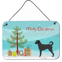 "Caroline's Treasures Labradoodle Christmas Metal Print, 8hx12w, Multicolor"