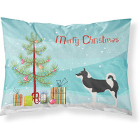 "Caroline's Treasures Greenland Dog Pillowcase, Standard, Christmas Tree"