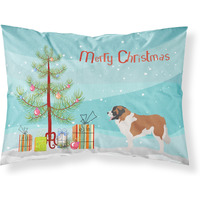 "Caroline's Treasures Moscow Watchdog Pillowcase, Standard, Christmas Tree"