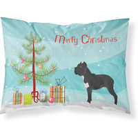"Caroline's Treasures Cane Corso Pillowcase, Standard, Christmas Tree"