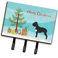 "Caroline's Treasures Cane Corso Wall Hook, Triple, Christmas Tree"