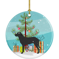 Caroline's Treasures Majorca Shepherd Dog Christmas Ceramic Ornament