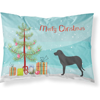 "Caroline's Treasures Majorca Shepherd Dog Pillowcase, Standard, Christmas Tree"