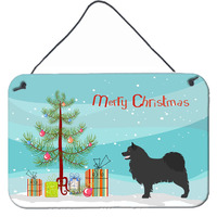 "Caroline's Treasures Swedish Lapphund Metal Print, 8hx12w, Christmas Tree"