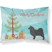 "Caroline's Treasures Swedish Lapphund Pillowcase, Standard, Christmas Tree"