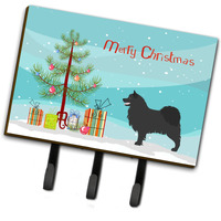 "Caroline's Treasures Swedish Lapphund Wall Hook, Triple, Christmas Tree"