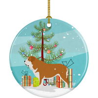 Caroline's Treasures Mastin Epanol Spanish Mastiff Christmas Ceramic Ornament