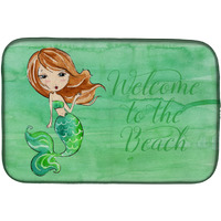 "Caroline's Treasures BB8515DDM Dish Drying Mat, 14"" x 21"", Multicolor"