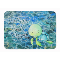 "Caroline's Treasures Sea Turtle Welcome Floor Mat, 19"" x 27"", Multicolor"
