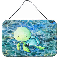 "Caroline's Treasures Sea Turtle Metal Print, 8"" x 12"", Multicolor"