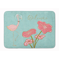 "Caroline's Treasures Flamingo Welcome Floor Mat, 19"" x 27"", Multicolor"