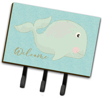 "Caroline's Treasures Whale Welcome Wall Hook, Triple"