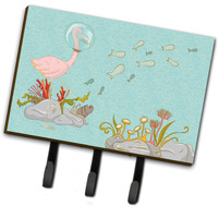 "Caroline's Treasures Flamingo Underwater Wall Hook, Triple"