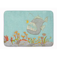"Caroline's Treasures Frog Fish Scene Floor Mat, 19"" x 27"", Multicolor"