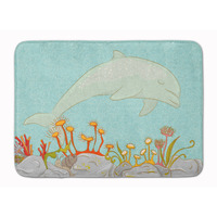 "Caroline's Treasures Dolphin Underwater Scene Floor Mat, 19"" x 27"", Multicolor"