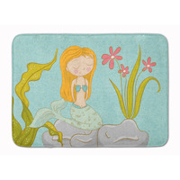 "Caroline's Treasures Mermaid Underwater Scene Floor Mat, 19"" x 27"", Multicolor"