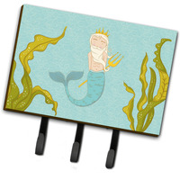 "Caroline's Treasures Neptune Merman Wall Hook, Triple"