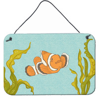 "Caroline's Treasures Clown Fish Metal Print, 8"" x 12"""
