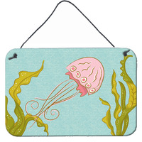 "Caroline's Treasures Jelly Fish Metal Print, 8"" x 12"""