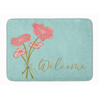 "Caroline's Treasures Bunch of Flowers Welcome Floor Mat, 19"" x 27"", Multicolor"