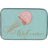 "Caroline's Treasures BB8555DDM Dish Drying Mat, 14"" x 21"", Multicolor"