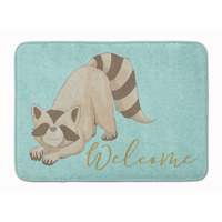 "Caroline's Treasures Raccoon Welcome Floor Mat, 19"" x 27"", Multicolor"