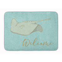 "Caroline's Treasures Sting Ray Welcome Floor Mat, 19"" x 27"", Multicolor"