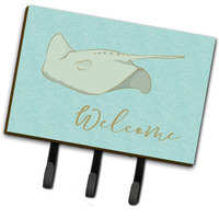 "Caroline's Treasures Sting Ray Welcome Wall Hook, Triple"