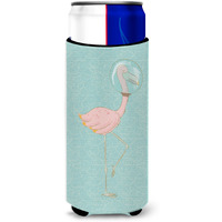 "Caroline's Treasures Flamingo Underwater Decorative Can Hugger, Slim, Multicolor"