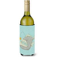 "Caroline's Treasures Frog Fish Decorative Bottle Hugger, 750 ml, Multicolor"