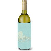 "Caroline's Treasures Octopus Decorative Bottle Hugger, 750 ml, Multicolor"